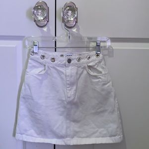 Urban outfitters white denim skirt :)